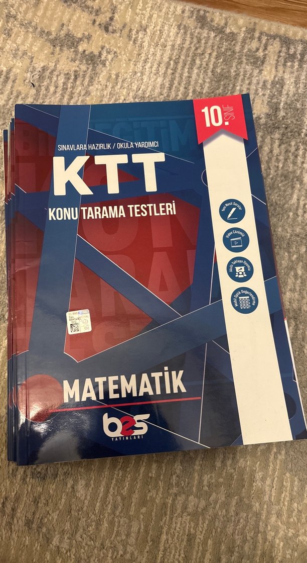 Bes yayınları KTT 10. Sınıf Konu Tarama Testleri Seti - Görsel 2