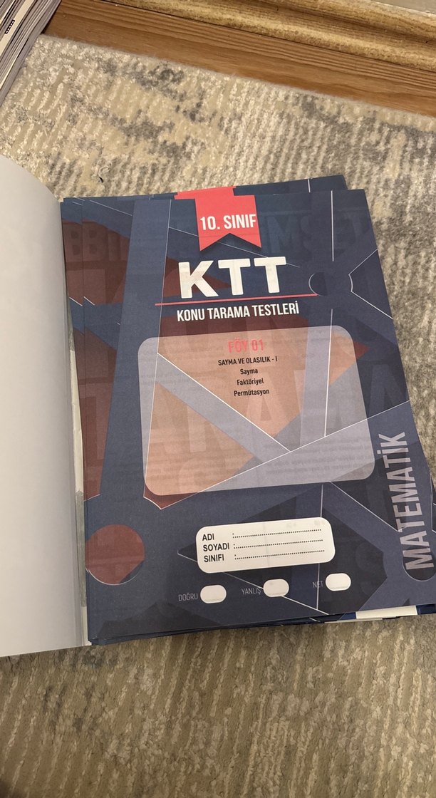 Bes yayınları KTT 10. Sınıf Konu Tarama Testleri Seti - Görsel 3