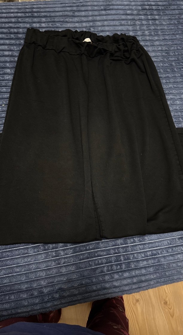 Siyah Kadın  Bol Kesim alt - Görsel 2