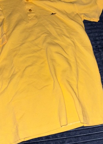 Erkek Sarı Kısa Kollu Polo Tişört - Görsel 2