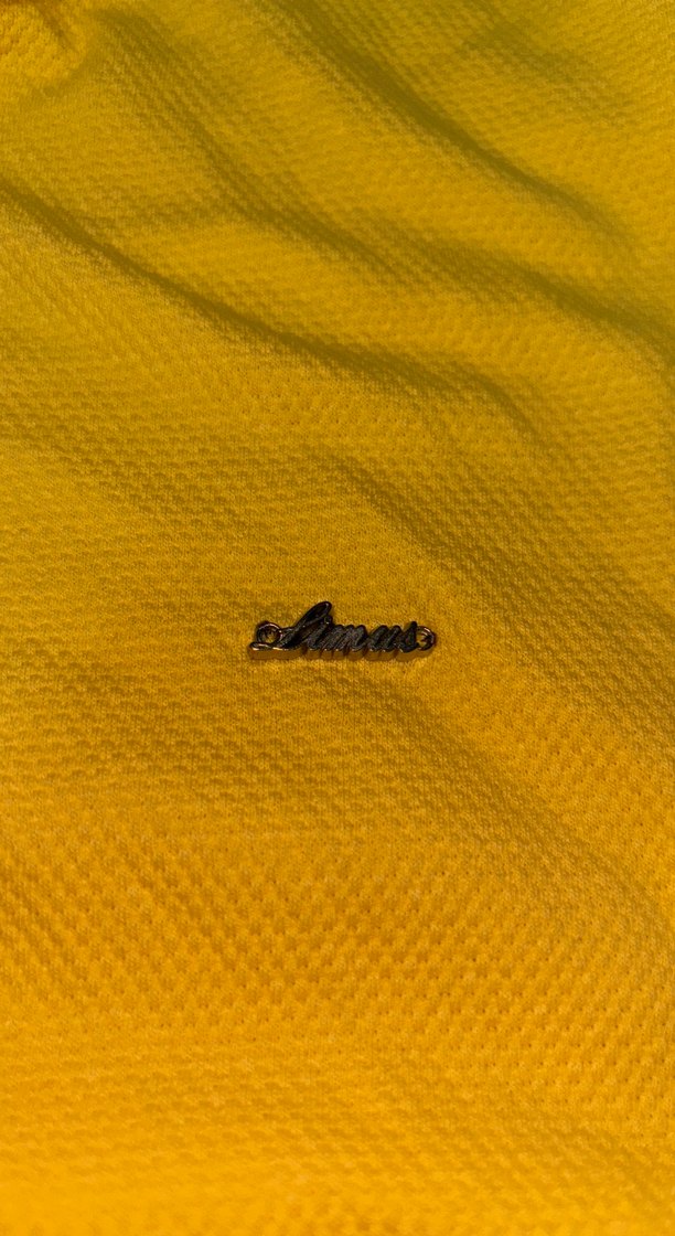 Erkek Sarı Kısa Kollu Polo Tişört - Görsel 3