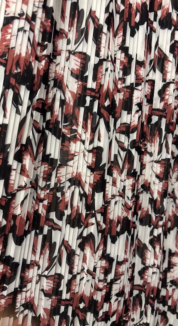 Kadın Çok Renkli Pileli Uzun Etek - Görsel 2