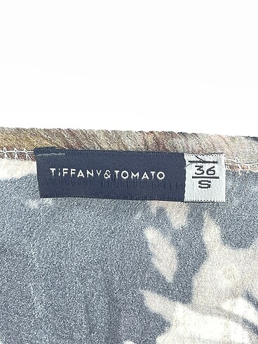 36 Beden çeşitli Renk Tiffany Tomato Günlük Elbise %70 İndirimli.