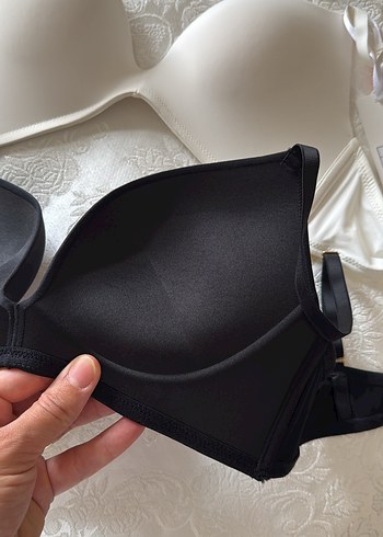 Beyaz Modern Klasik Midi Sütyen - Görsel 2