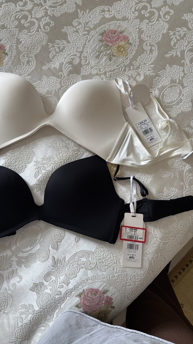 Beyaz Modern Klasik Midi Sütyen - Görsel 3