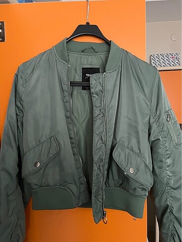 pull&bear haki bomber ceket