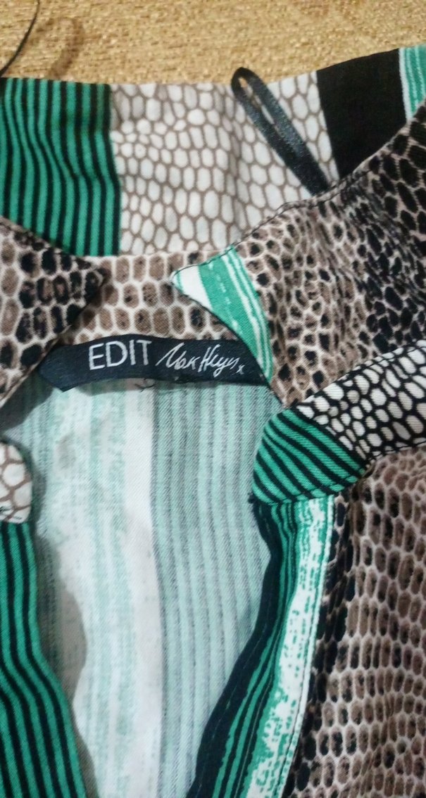 Bohem Yılan Desenli Uzun Kollu Kadın Gömlek - Görsel 3