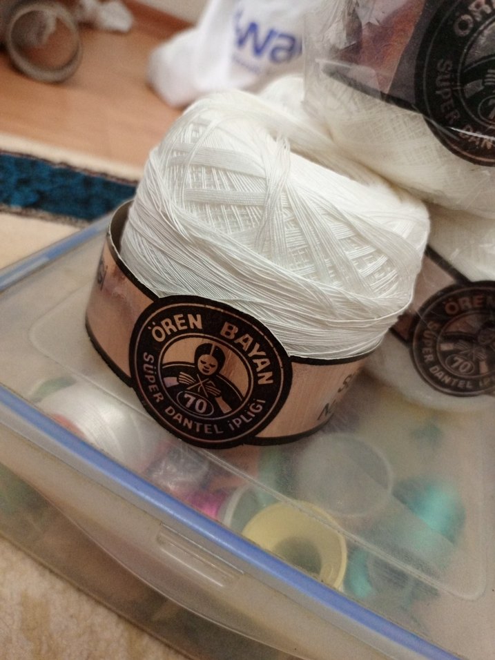 Altın Başak Beyaz Nakış İpi - Görsel 3