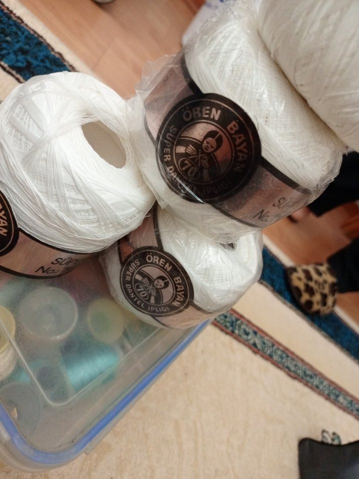 Altın Başak Beyaz Nakış İpi - Görsel 4