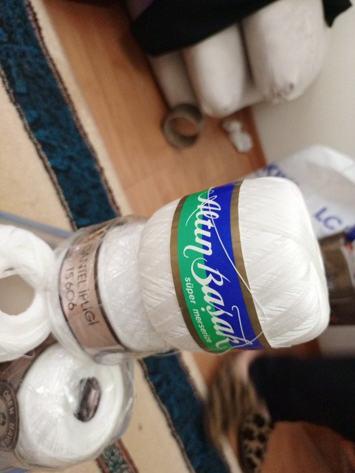 Altın Başak Beyaz Nakış İpi - Görsel 5