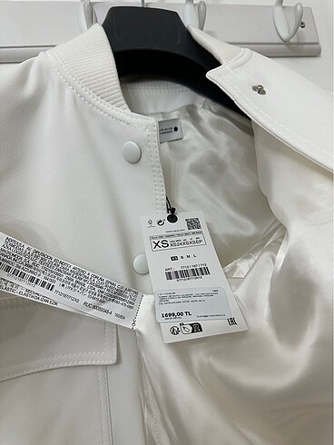 xs Beden ZARA GENİŞ CEPLİ BOMBER CEKET
