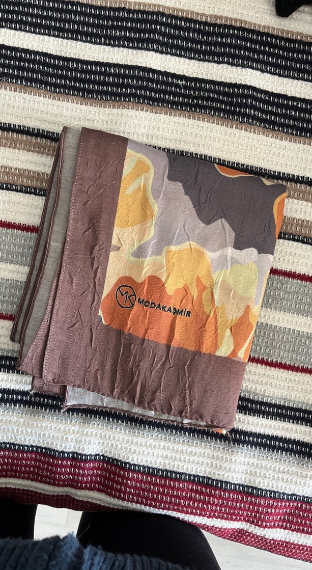 Moda Kaşmir Çok Renkli Kadın Şal - Görsel 3