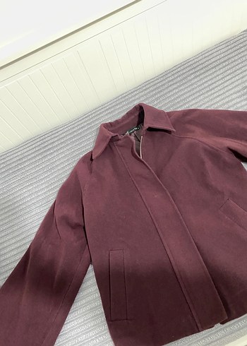 Minik Terzi Bordo Kaşe Ceket - Görsel 4