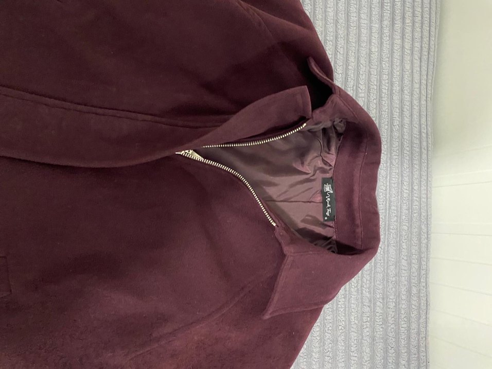 Minik Terzi Bordo Kaşe Ceket - Görsel 2