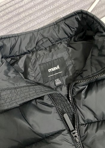 Mavi Marka Siyah Şişme Yelek - Görsel 4