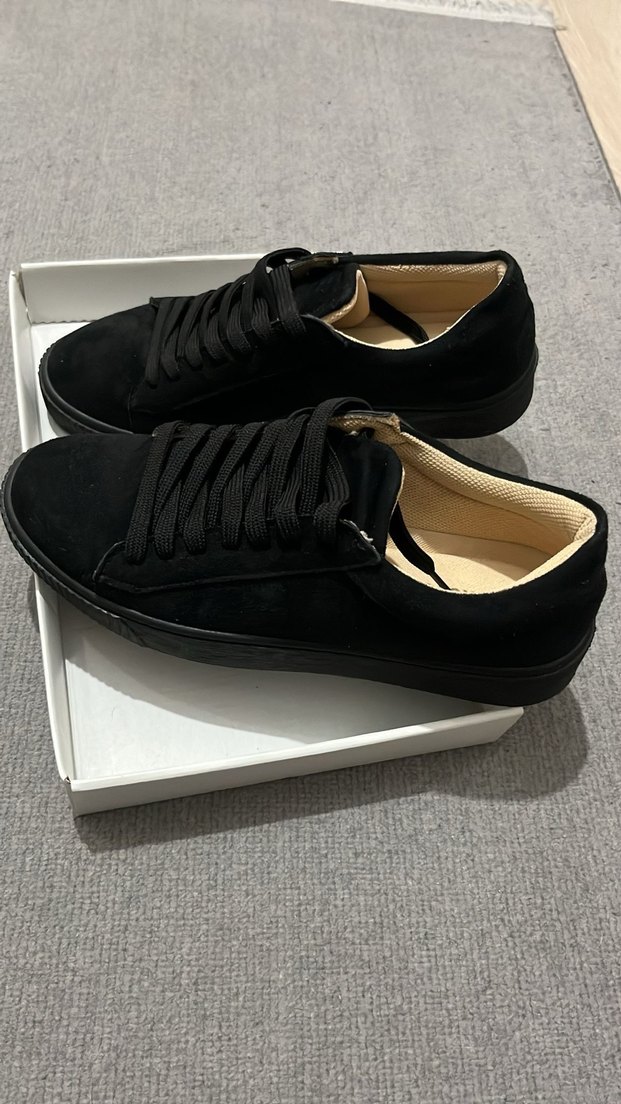 Siyah Platform Topuklu Kadın Spor Ayakkabı - Görsel 2