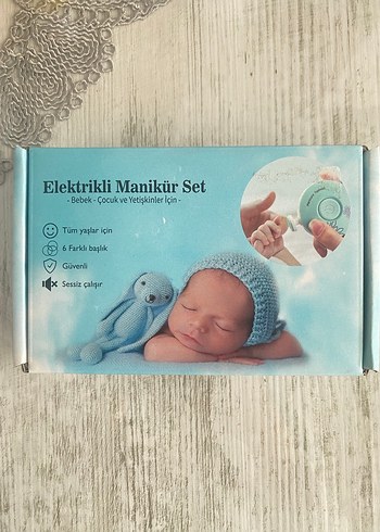 Elektrikli manikür seti bebek - Görsel 7
