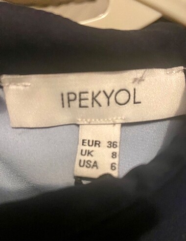 m Beden mavi Renk İpekyol bluz
