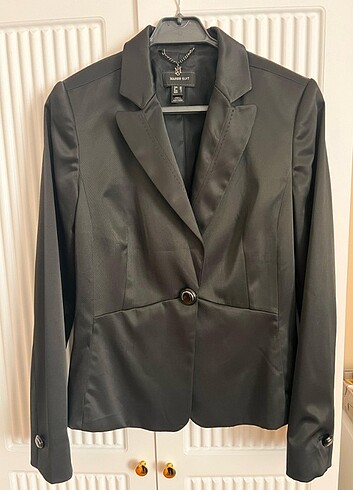 Mango mng siyah şık blazer