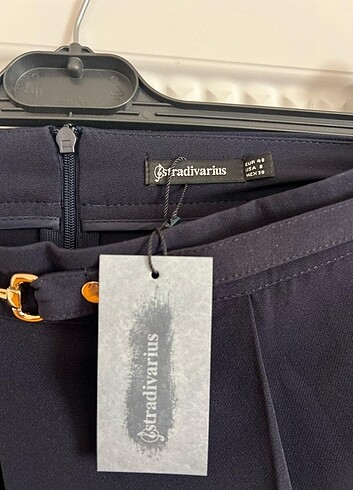 Stradivarius Stradivarius lacivert şık etek