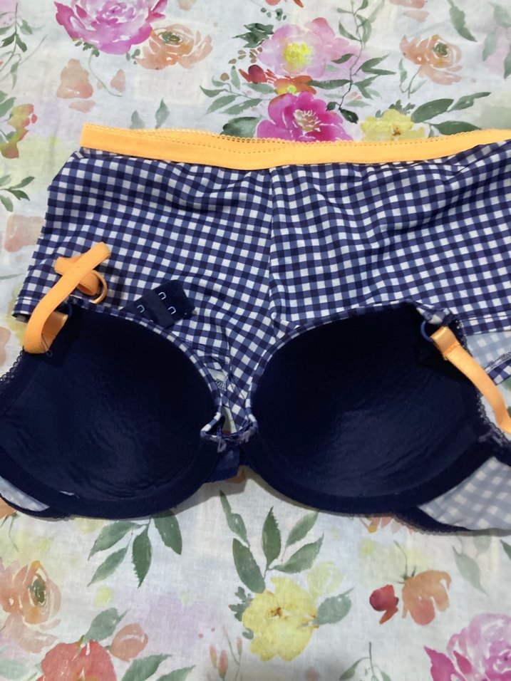 Sarı Detaylı Mini Puantiyeli Bikini Takımı - Görsel 4