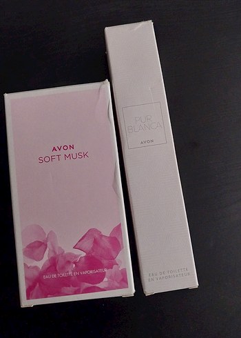 Avon Soft Musk ve Pur Blanca Parfümü