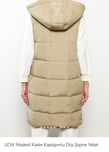 Lcw Kapüşonlu Kemerli Kadın Şişme Yelek - Görsel 4