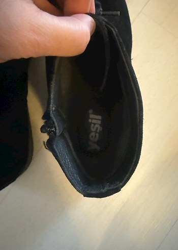 Hakiki Süet Deri Erkek Siyah Bot - Görsel 5