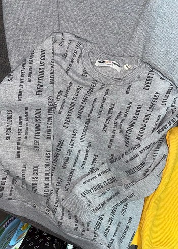 5 Yaş Beden Erkek Çocuk Sweatshirt