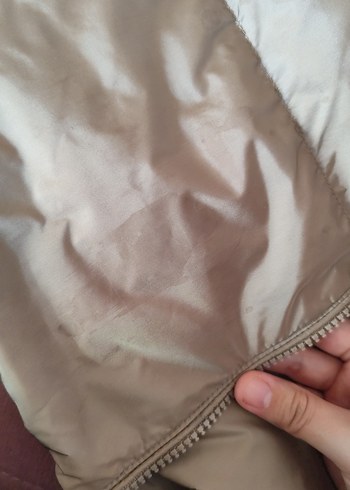 Bej Puff Mont Kadın Midi Boy - Görsel 13