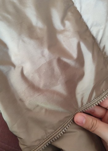 Bej Puff Mont Kadın Midi Boy - Görsel 12