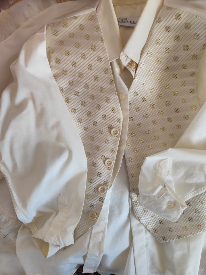 Klasik Nakışlı Kürklü Çocuk Takımı - Görsel 3