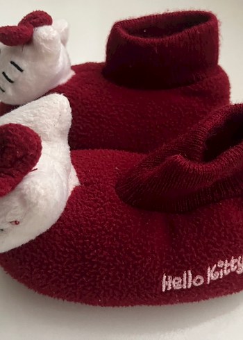 Kızlar çocukları için Kırmızı hello kitty panduf - Görsel 2