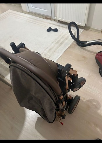 Kahverengi Gri Bebek Arabası - Görsel 5