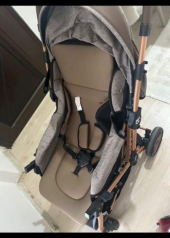 Kahverengi Gri Bebek Arabası - Görsel 6