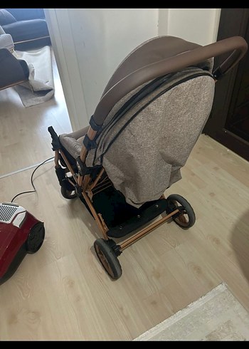 Kahverengi Gri Bebek Arabası - Görsel 2