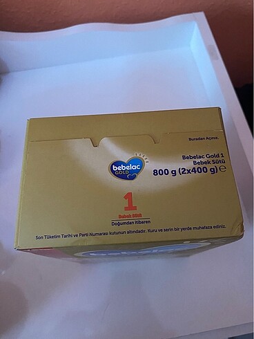 Diğer Bebelac gold 1 numara bebek maması