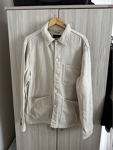Pullandbear ince krem ceket