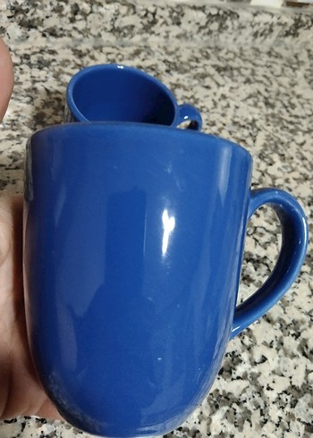 8 adet kupa,iki takım baharatlık,çay tabağı komple satılıktır - Görsel 4