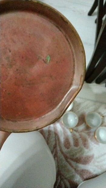 Meraklısına İşlemeli antika bakır vazo  - Görsel 5