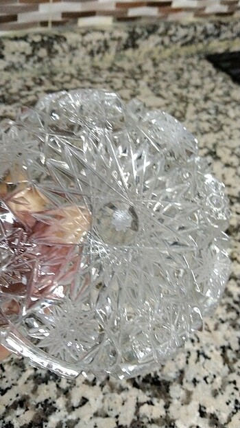 4 adet Paşabahçe kesme cam küllük - Görsel 6