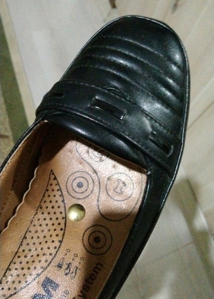 Dolgu topuk ayakkabı  - Görsel 3