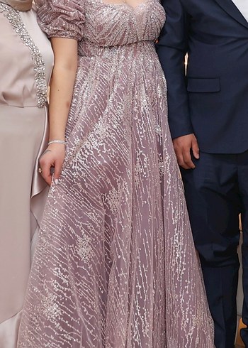 Uzun Nişan Elbisesi - Görsel 4