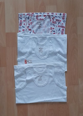 Erkek Çocuk Baskılı Gri Atlet - Görsel 6