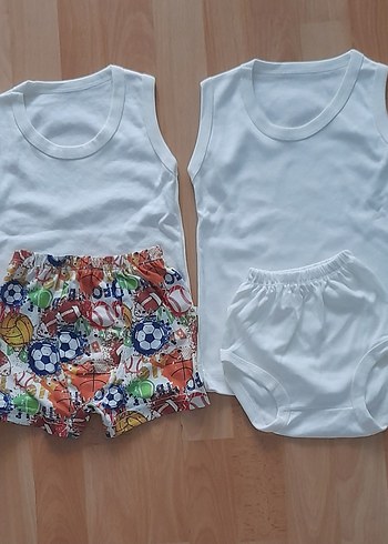 Erkek Çocuk Baskılı Gri Atlet - Görsel 3