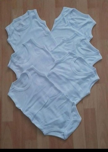 Beyaz Çocuk Atlet 5'li Paket
