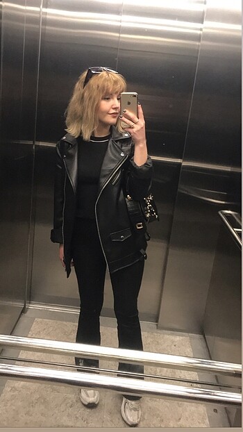 Stradivarius Biker Deri Ceket