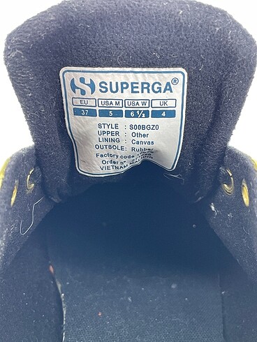 37 Beden sarı Renk Superga Spor Ayakkabı %70 İndirimli.