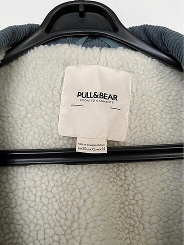 xs Beden Pull and Bear mavi mont
