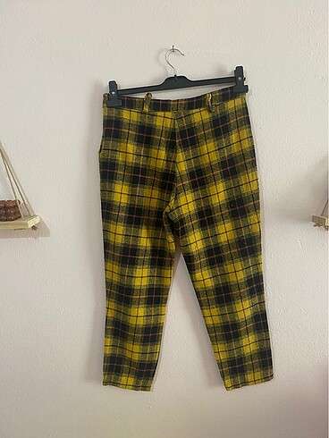 ekoseli pantolon - Görsel 3